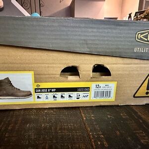 Keen San Jose 6" WP Men's cascade brown/black steel toe boots